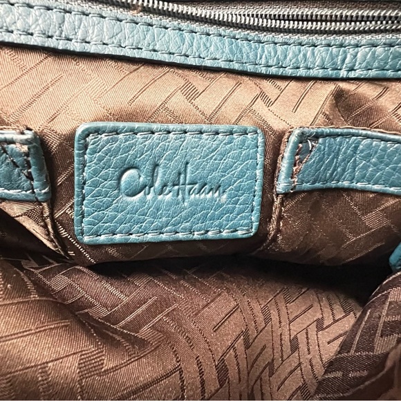 Cole Haan Pebbled Leather Buckle
Satchel Tote clean inside and out - Picture 2 of 7